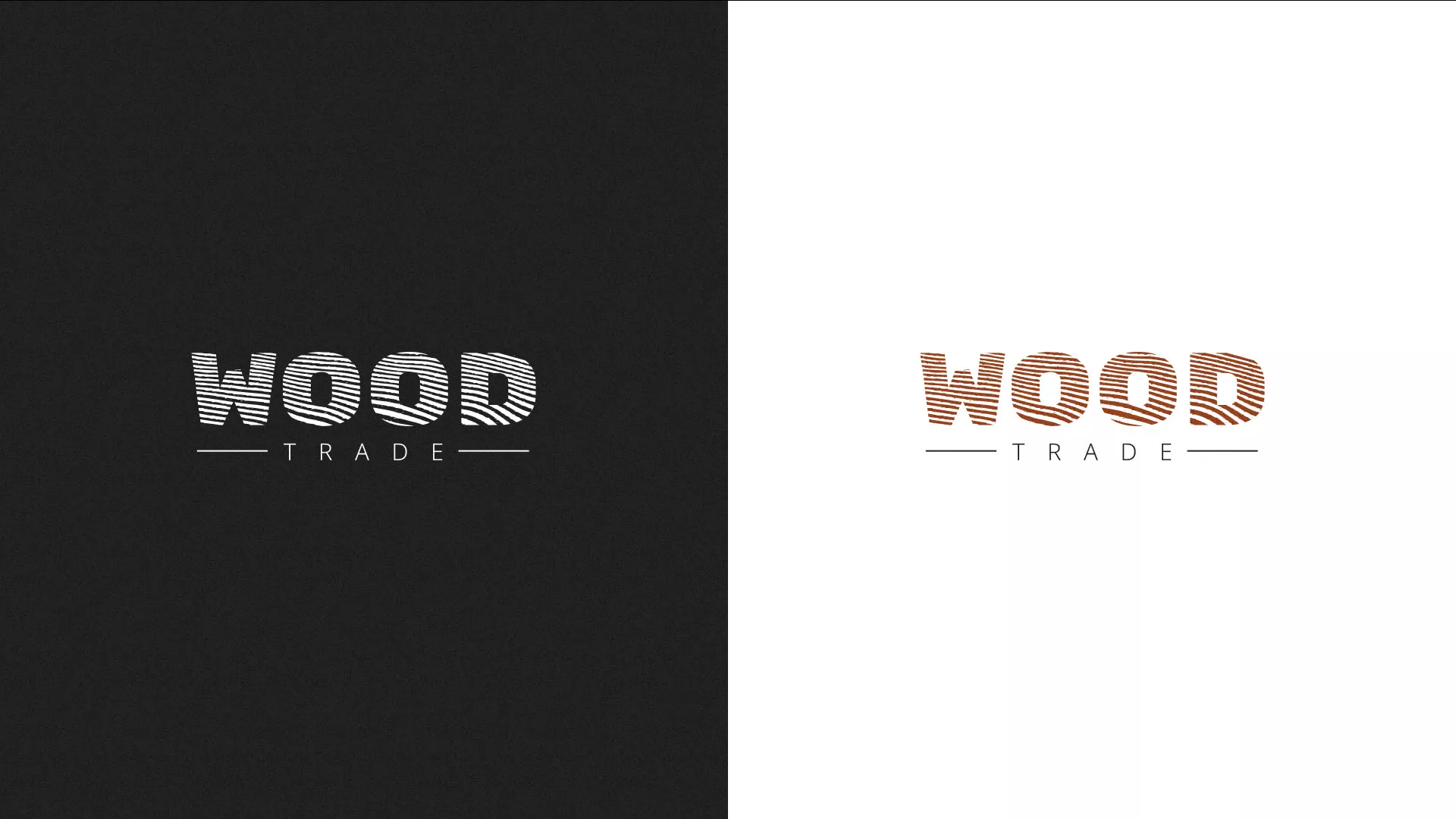 Разработка логотипа для компании «Wood Trade» в Мышкине